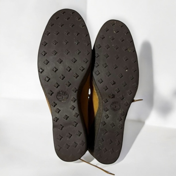 🌻Timberland Wheat Leather Wedge Ankle Booties Womens Size 9.5 - Picture 10 of 13